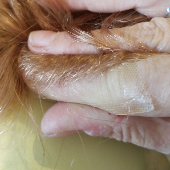 Color #30 medium strawberry blond topper human main image 4